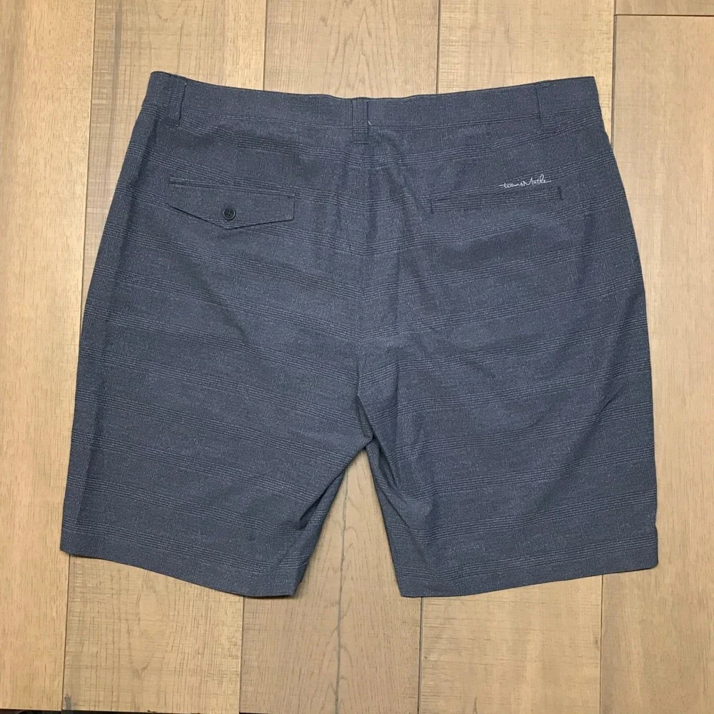 Travis Mathew Shorts Mens Size‎ 38 Blue Performance Golf Chino Preppy Stretch 9